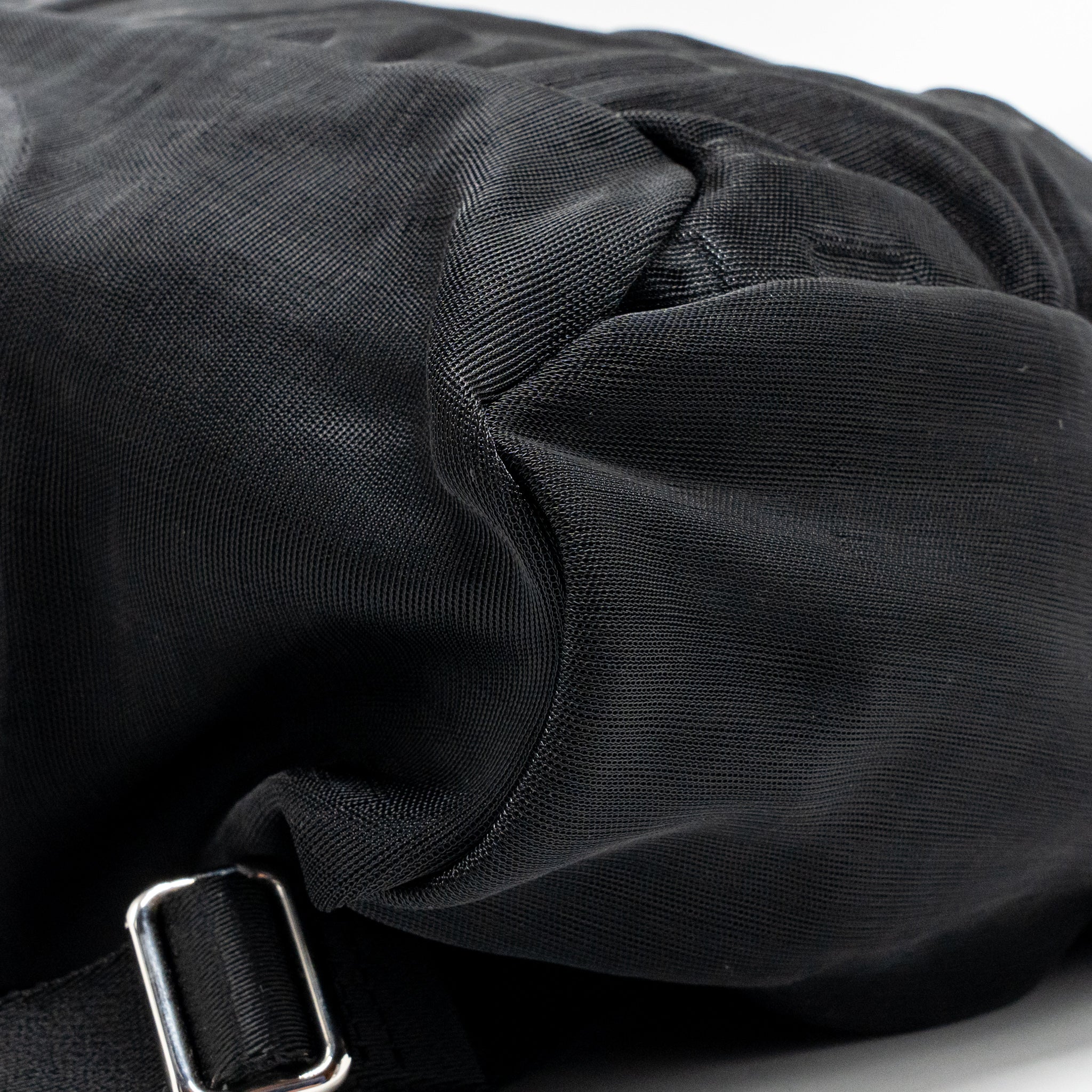 CHANEL COCO NEIGE BACKPACK MESH BLACK SHW