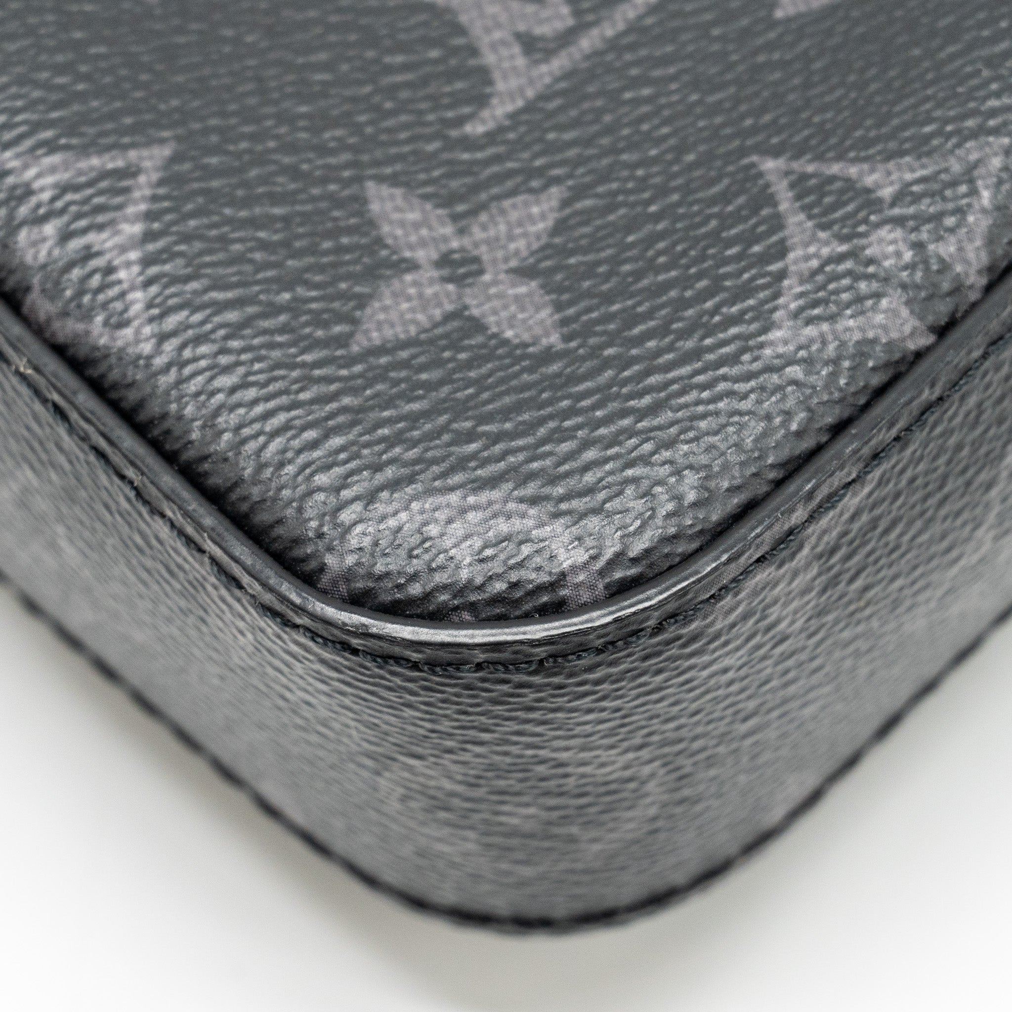 LOUIS VUITTON TRIO MESSANGER MONOGRAM ECLIPSE CANVAS BLACK/GREY WITH BLACK HARDWARE