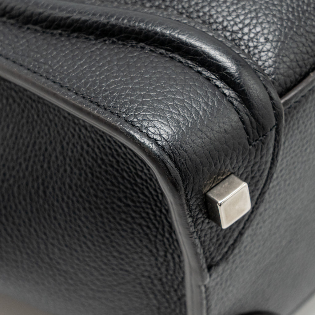 CELINE MICRO LUGGAGE BAG CALFSKIN BLACK SHW