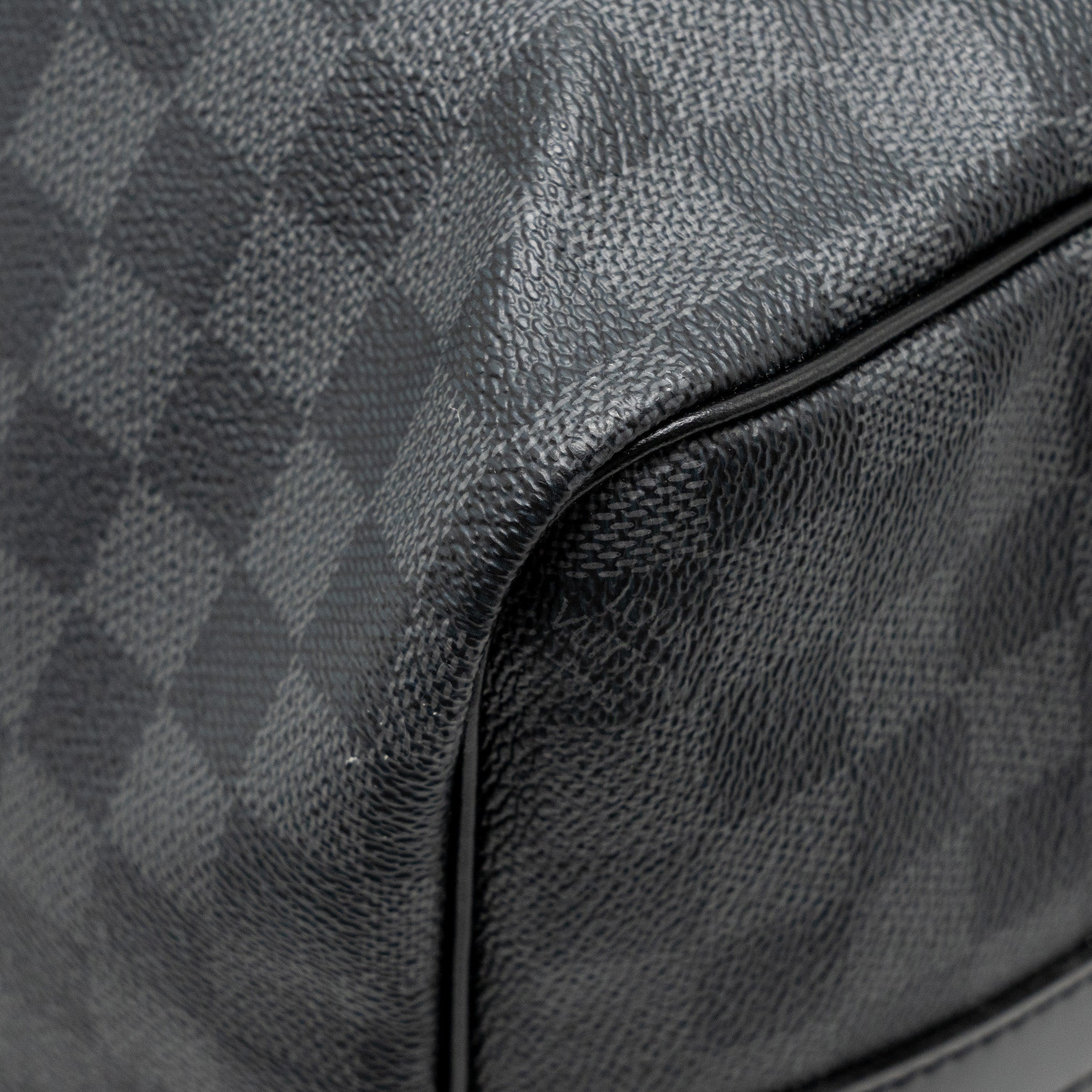 LOUIS VUITTON KEEPALL BANDOULIERE 45 DAMIER GRAPHITE CANVAS BLACK SHW