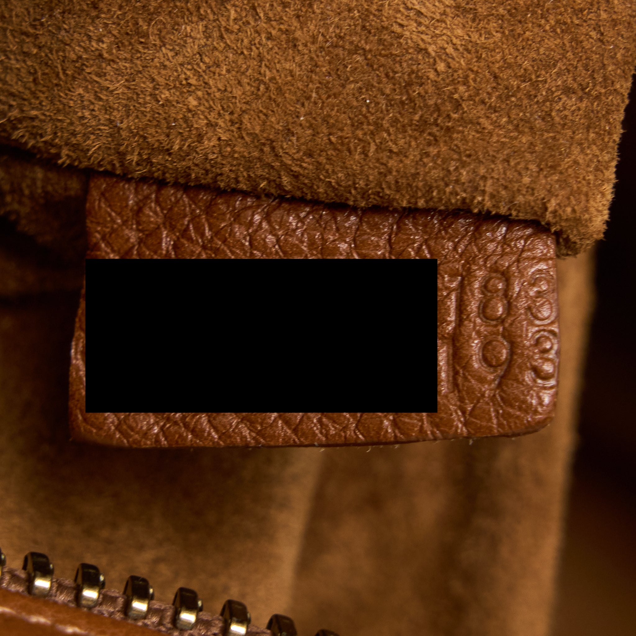 CELINE MICRO LUGGAGE BAG CALFSKIN BROWN GHW
