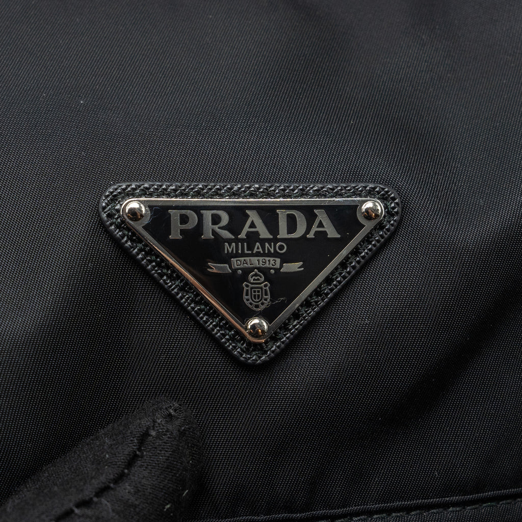PRADA BACKPACK RE-NYLON/SAFFIANO BLACK SHW