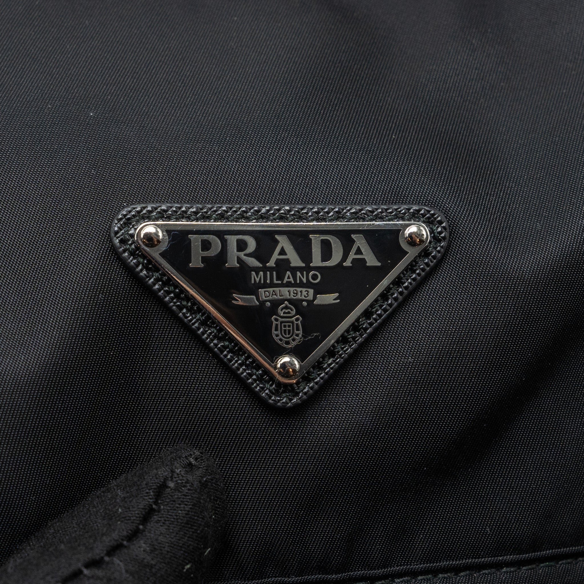 PRADA BACKPACK RE-NYLON/SAFFIANO BLACK SHW