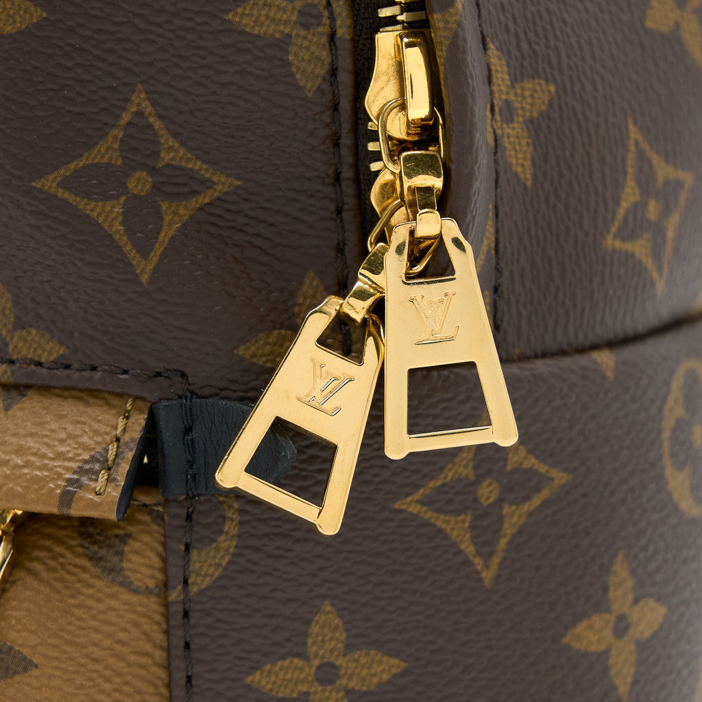 LOUIS VUITTON PALM SPRING BACKPACK PM MONOGRAM REVERSE CANVAS GHW