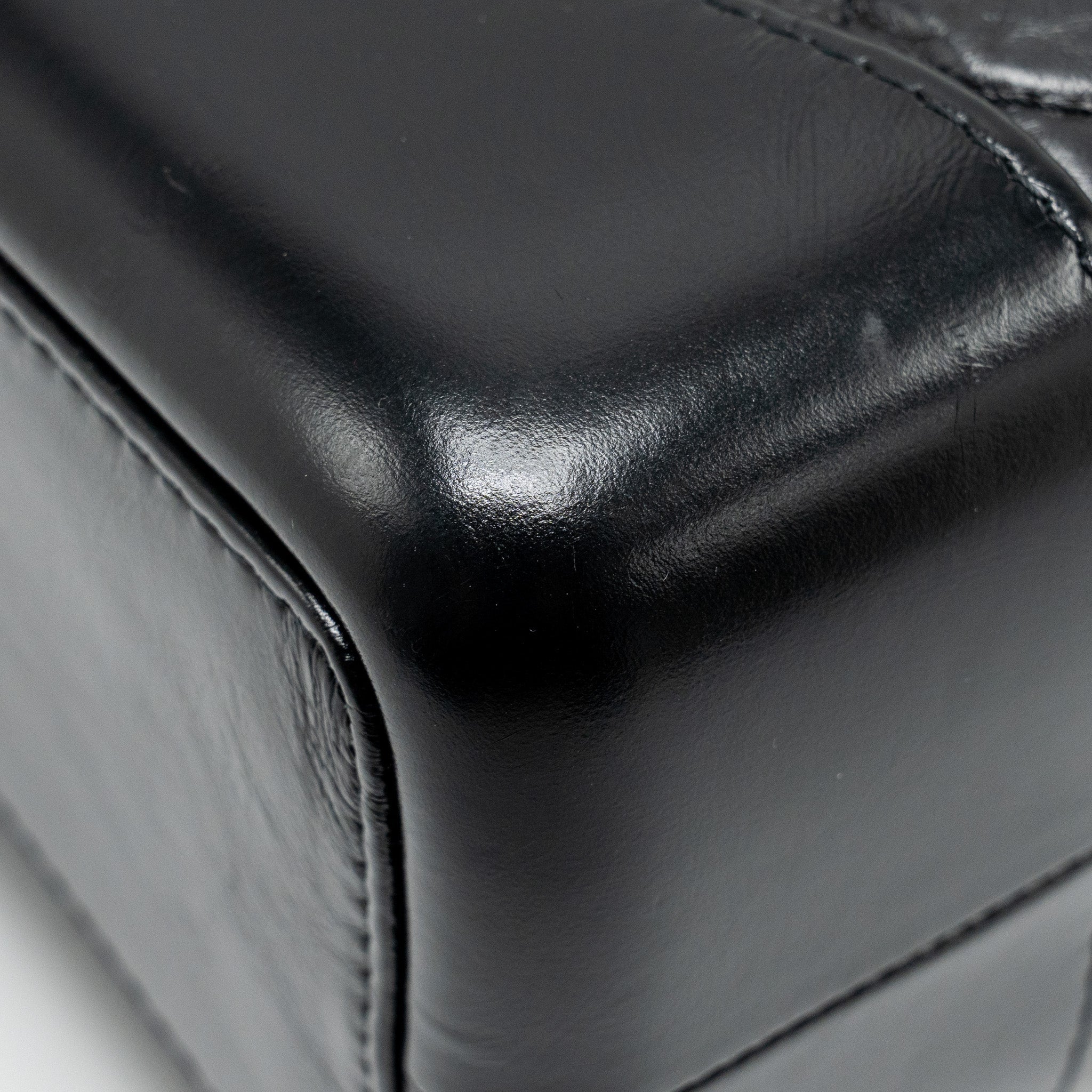 CHANEL SMALL GABRIELLE BACKPACK CALFSKIN BLACK MULTICOLOUR HARDWARE (MICROCHIP)