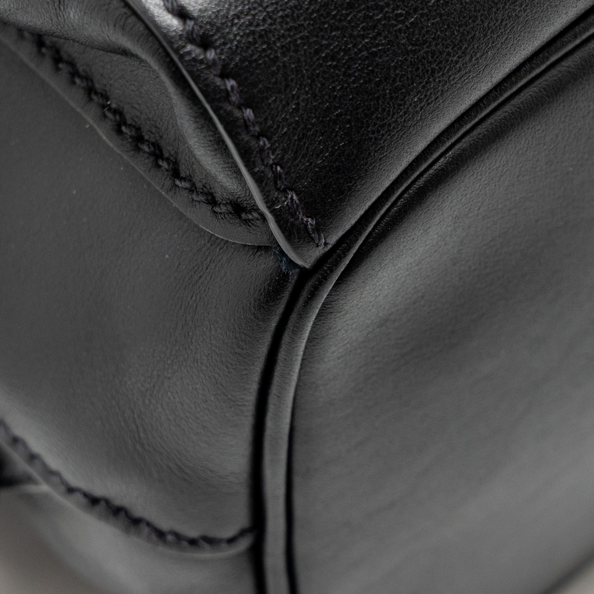 PRADA ZAINETTO BACKPACK LEATHER BLACK SHW