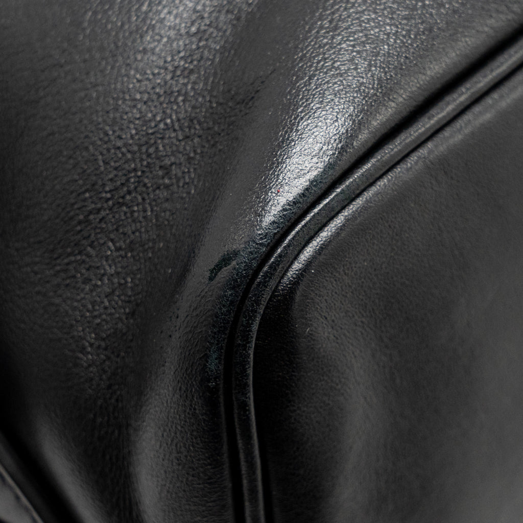 PRADA ZAINETTO BACKPACK LEATHER BLACK SHW