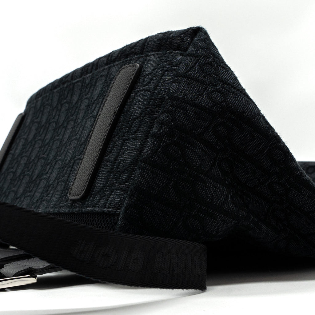 DIOR RIDER BACKPACK BLACK DIOR OBLIQUE JACQUARD SHW