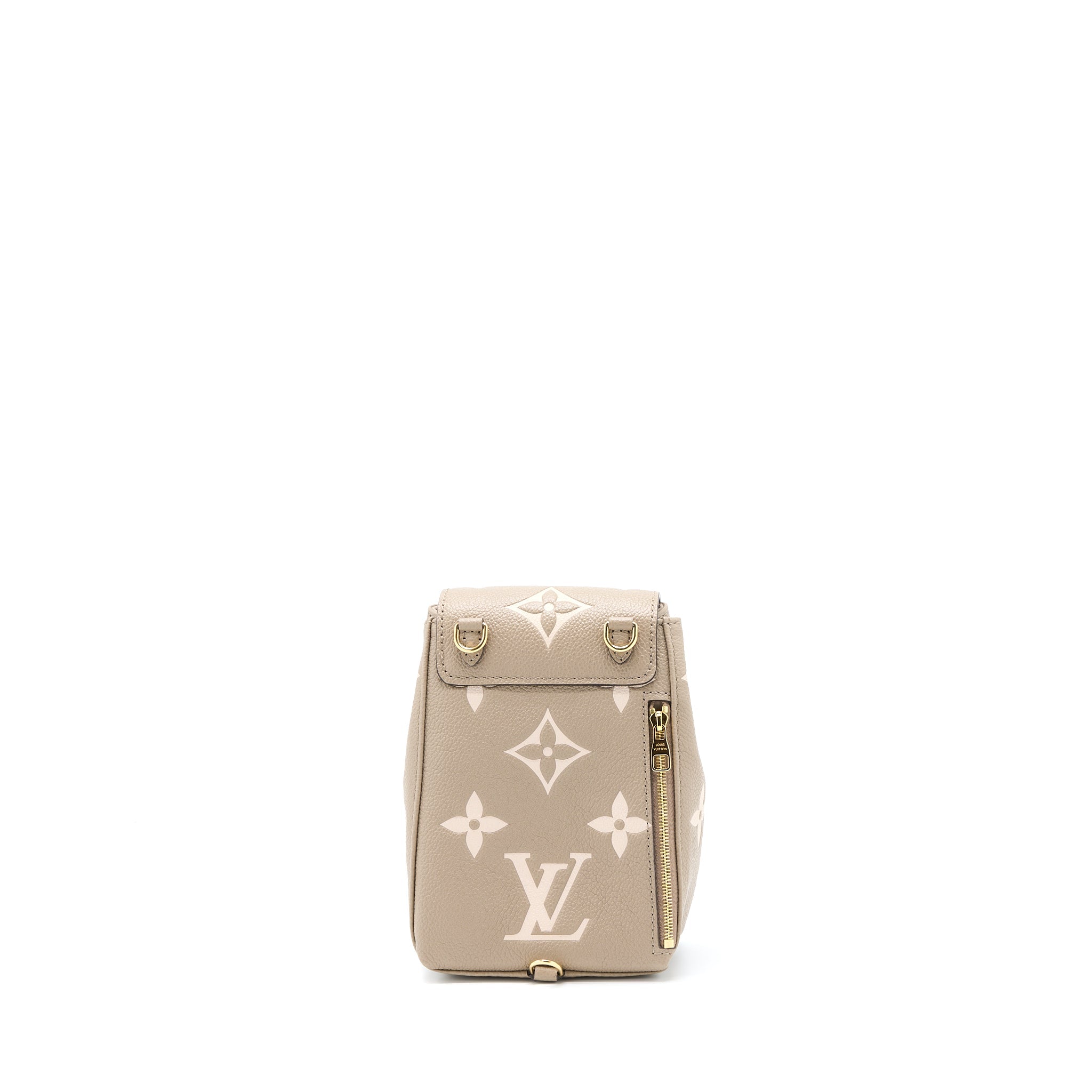 LOUIS VUITTON TINY BACKPACK MONOGRAM EMPREINTE TOURTERELLE BEIGE/ CREAM GHW