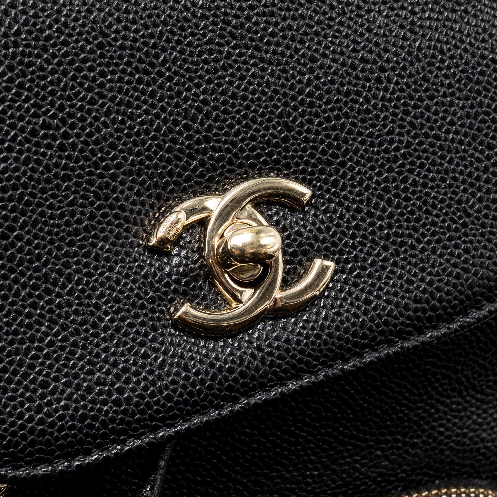 CHANEL AFFINITY BACKPACK CAVIAR BLACK LGHW (MICROCHIP)