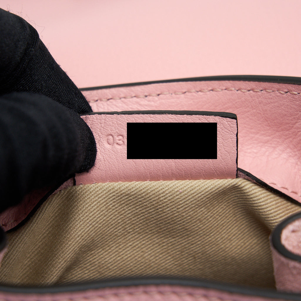 CHLOE FAYE MINI BACKPACK PINK GHW