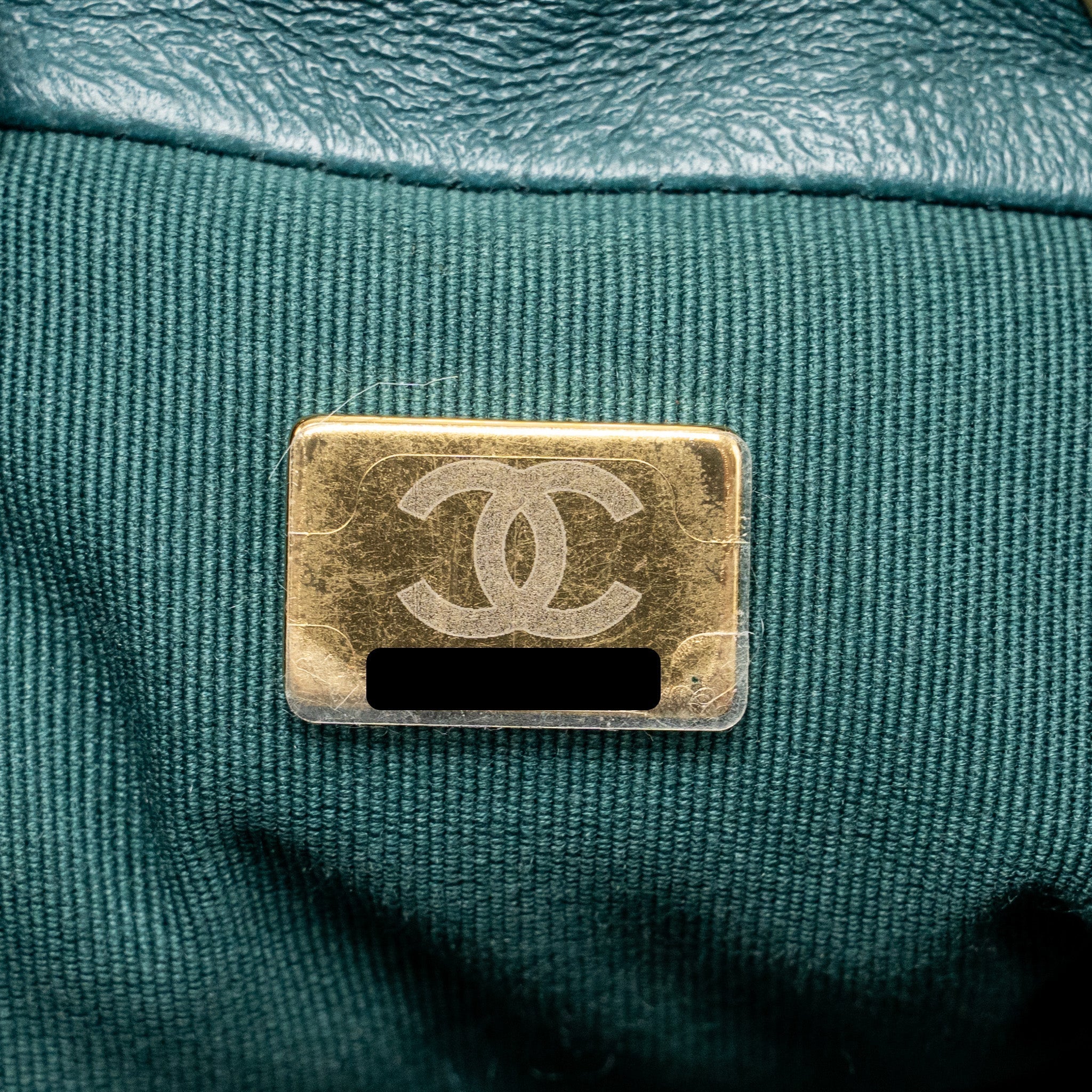 CHANEL BUCKET BACKPACK WITH CASE TWEED/LAMBSKIN DARK GREEN/MULTICOLOUR GHW (MICROCHIP)