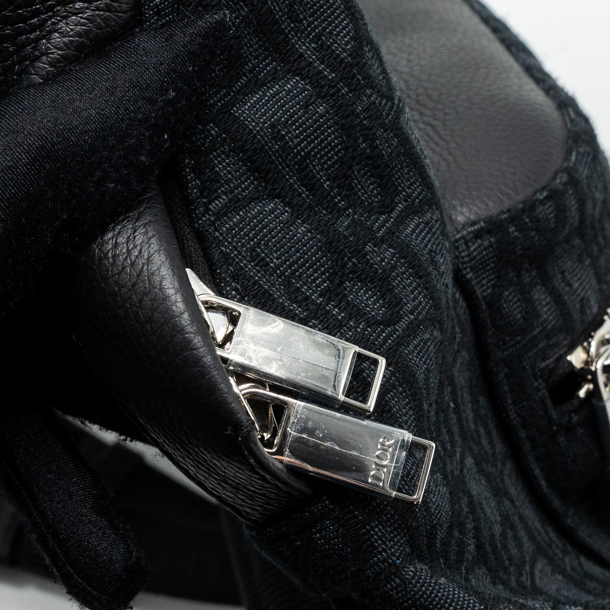 DIOR RIDER BACKPACK BLACK DIOR OBLIQUE JACQUARD SHW