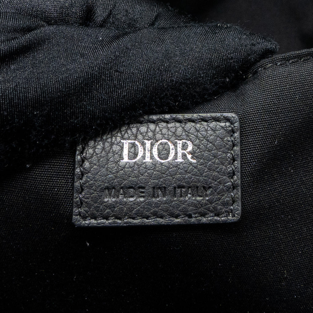 DIOR RIDER BACKPACK BLACK DIOR OBLIQUE JACQUARD SHW
