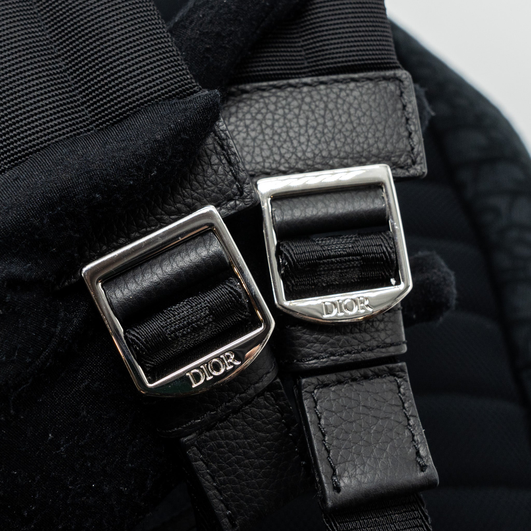 DIOR RIDER BACKPACK BLACK DIOR OBLIQUE JACQUARD SHW