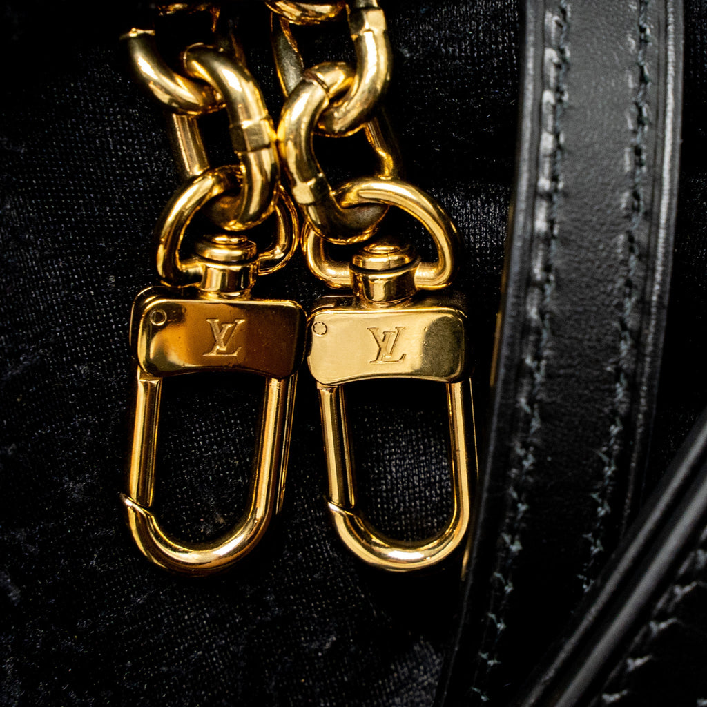 LOUIS VUITTON VERTICAL TRUNK POCHETTE MONOGRAM CANVAS GHW