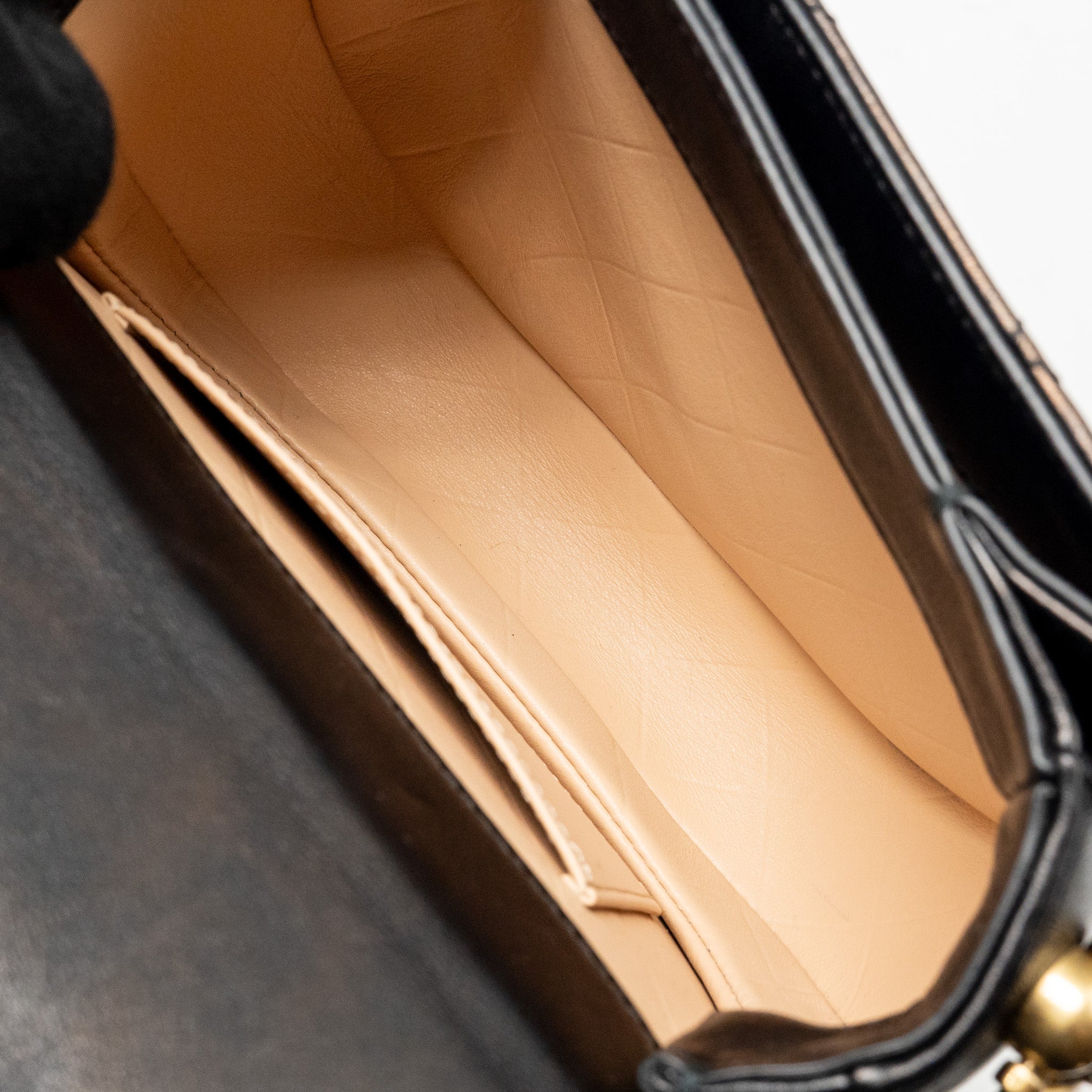CHANEL 21S MOON MESSENGER BAG CALFSKIN BLACK GHW