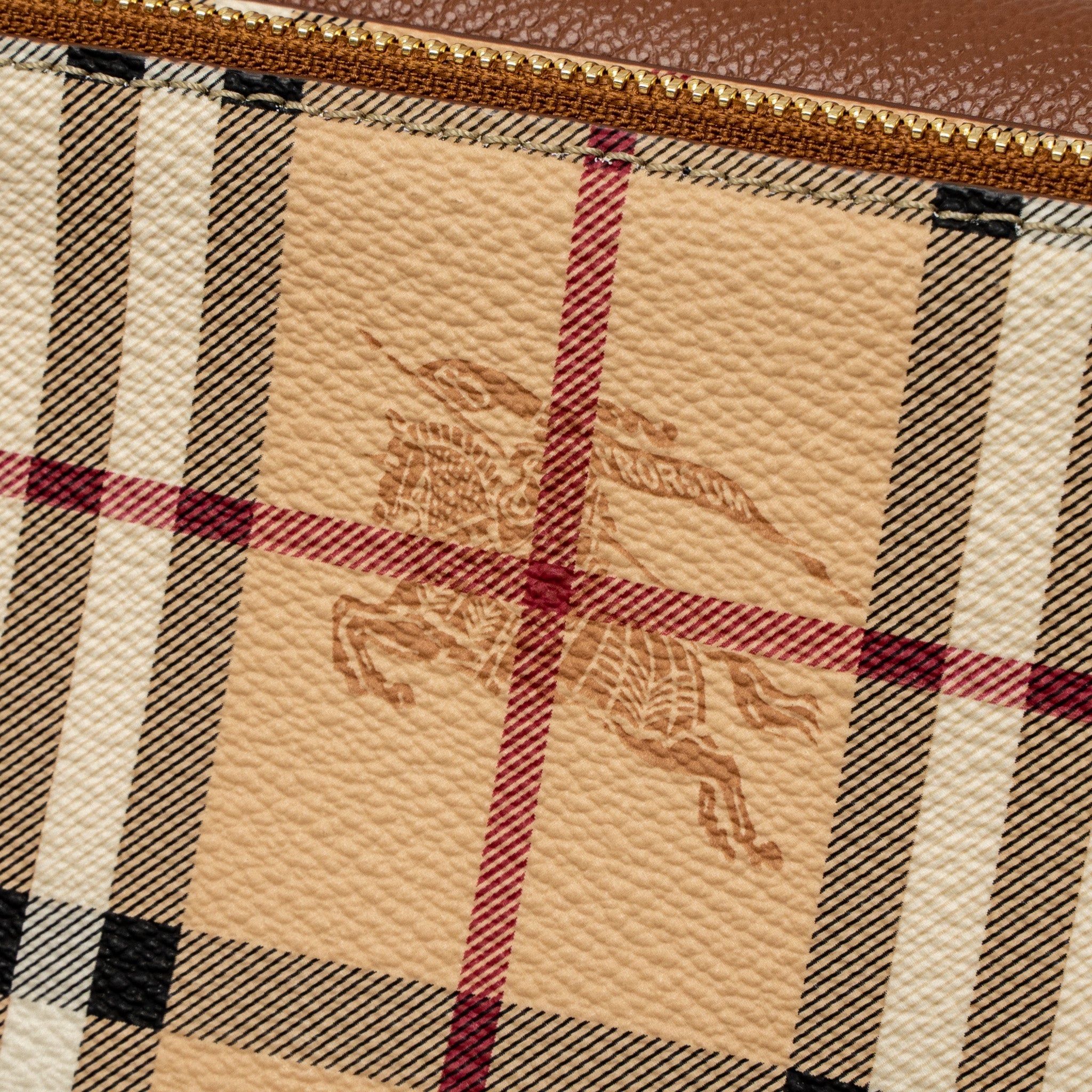 BURBERRY FLAP MESSENGER CROSSBODY BAG CALFSKIN BROWN/MULTICOLOUR GHW