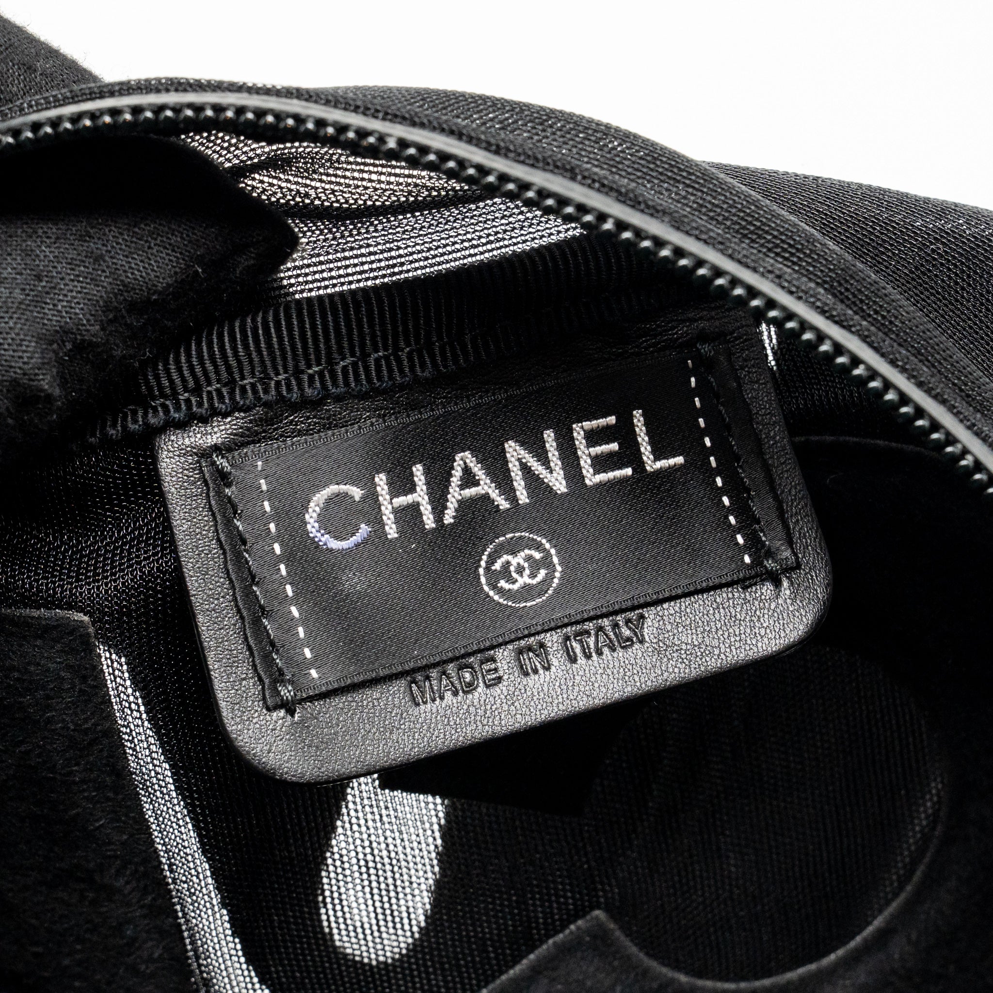 CHANEL COCO NEIGE BACKPACK MESH BLACK SHW