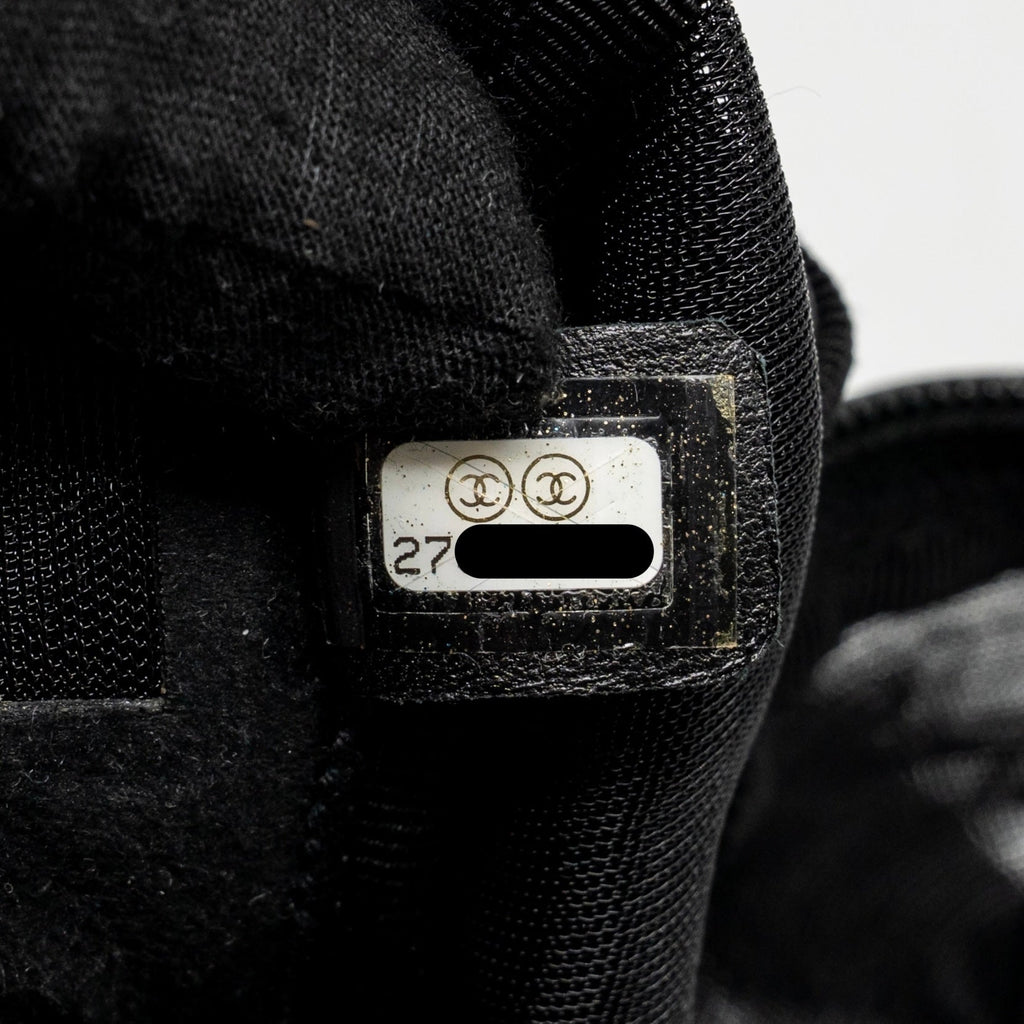 CHANEL COCO NEIGE BACKPACK MESH BLACK SHW