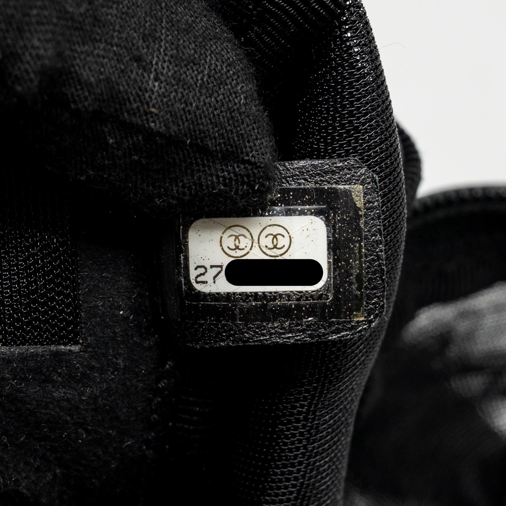 CHANEL COCO NEIGE BACKPACK MESH BLACK SHW