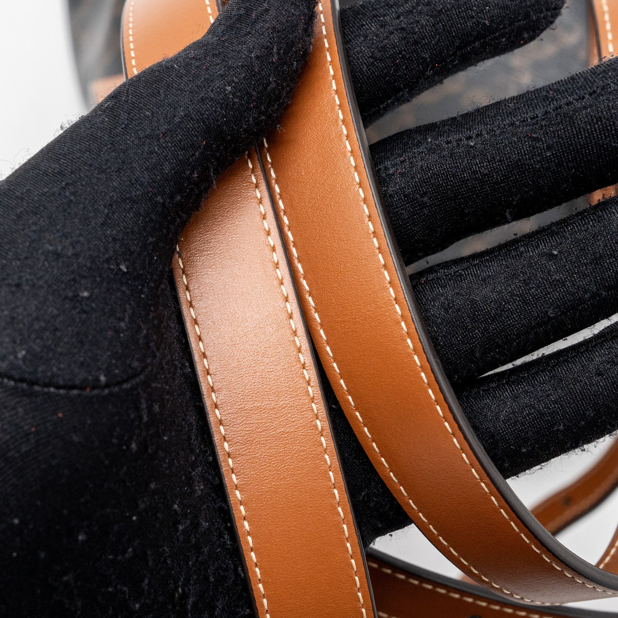 CELINE MINI BACKPACK FOLCO TRIOMPHE CANVAS CALFSKIN TAN GHW