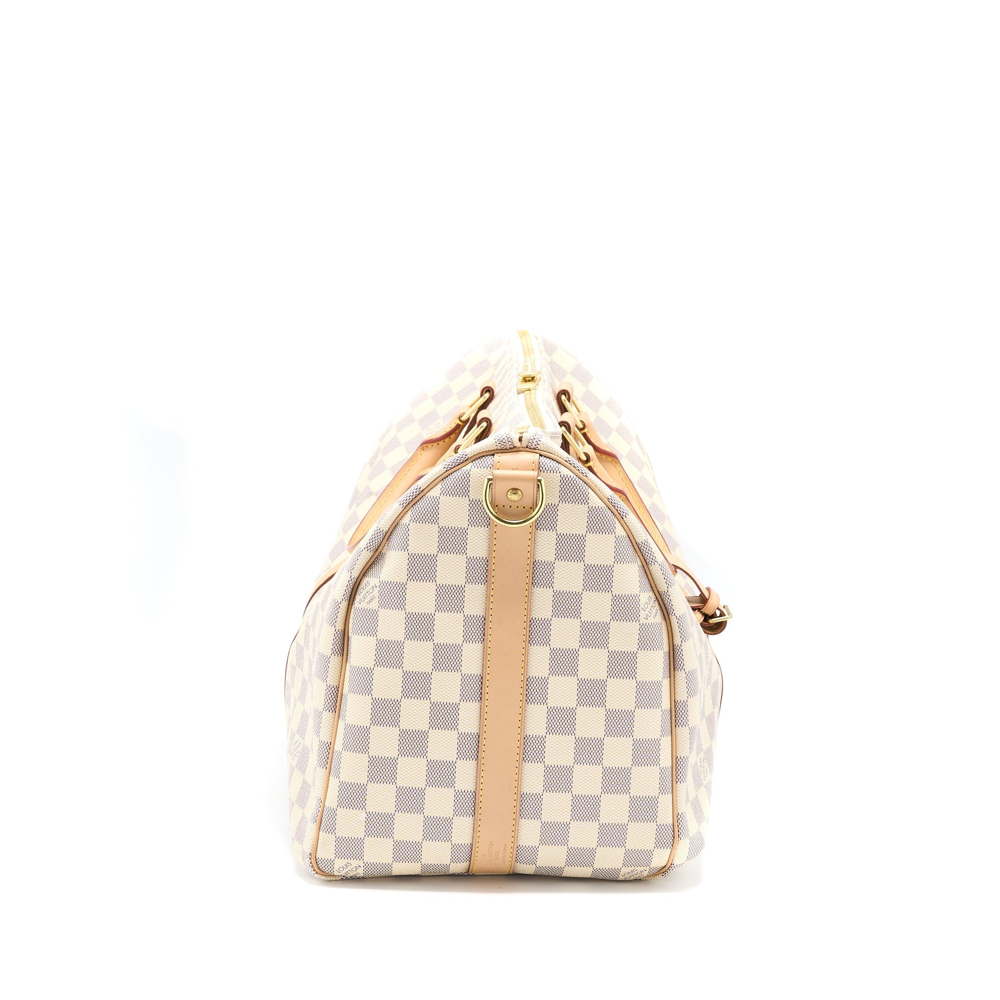 LOUIS VUITTON KEEPALL BANDOULIERE 55 DAMIER AZUR CANVAS GHW