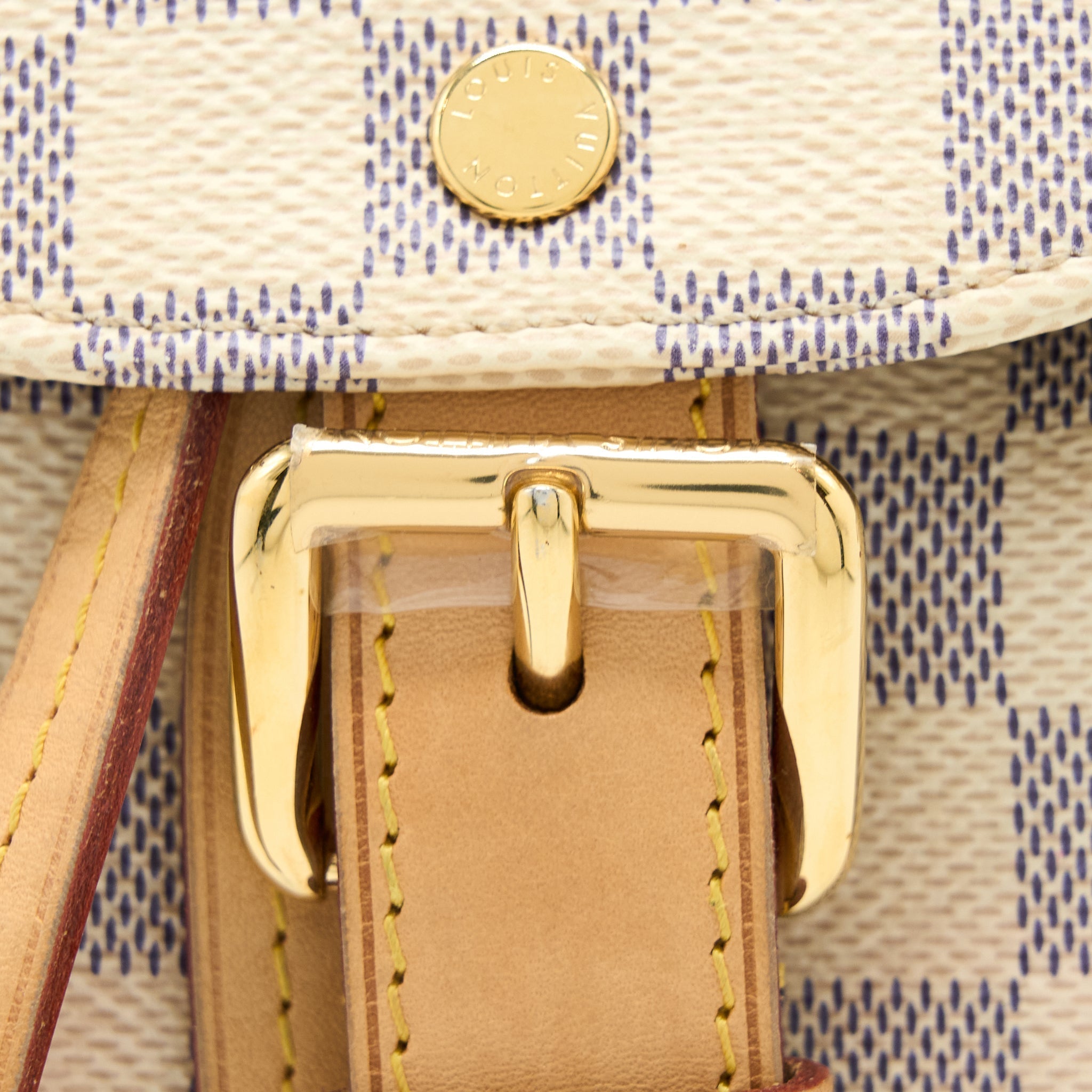 LOUIS VUITTON SPERONE BB BACKPACK DAMIER AZUR GHW