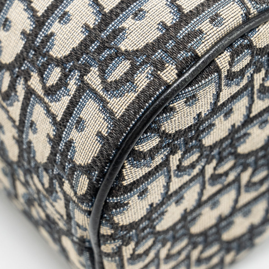 DIOR ROLLER MESSENGER BAG BLUE OBLIQUE JACQUARD SHW