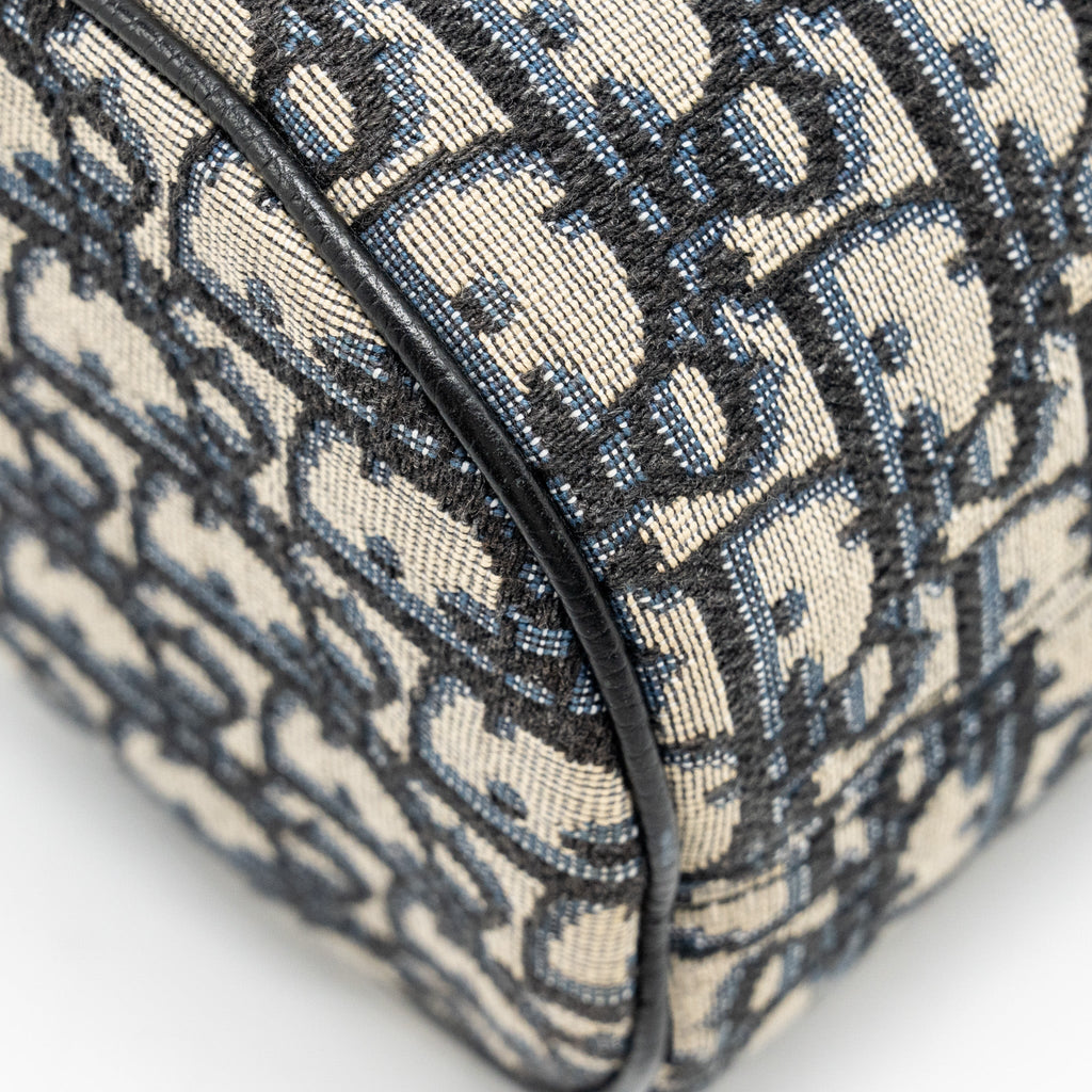 DIOR ROLLER MESSENGER BAG BLUE OBLIQUE JACQUARD SHW