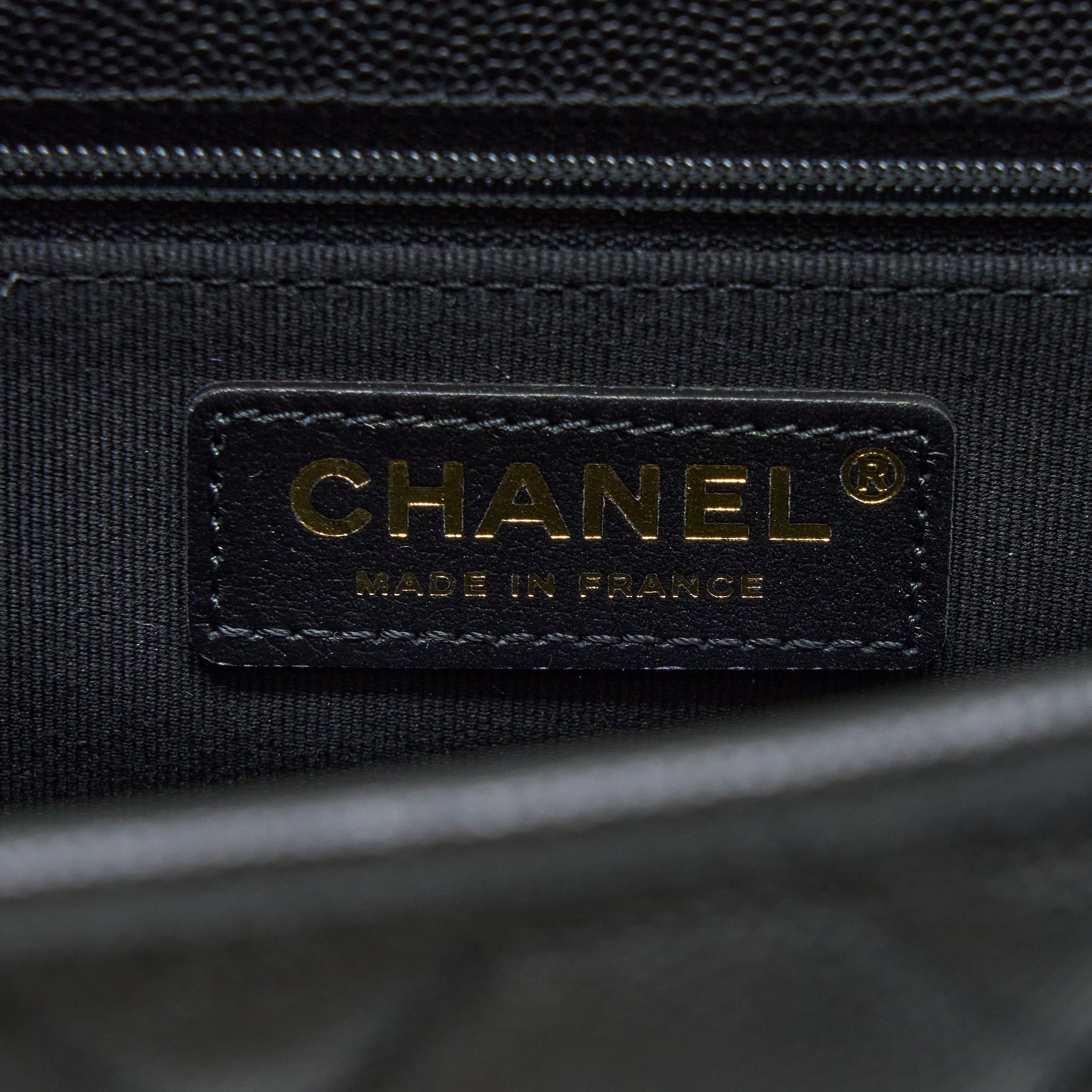 CHANEL 22K LARGE BACKPACK CAVIAR BLACK BRUSHED GHW (MICROCHIP)