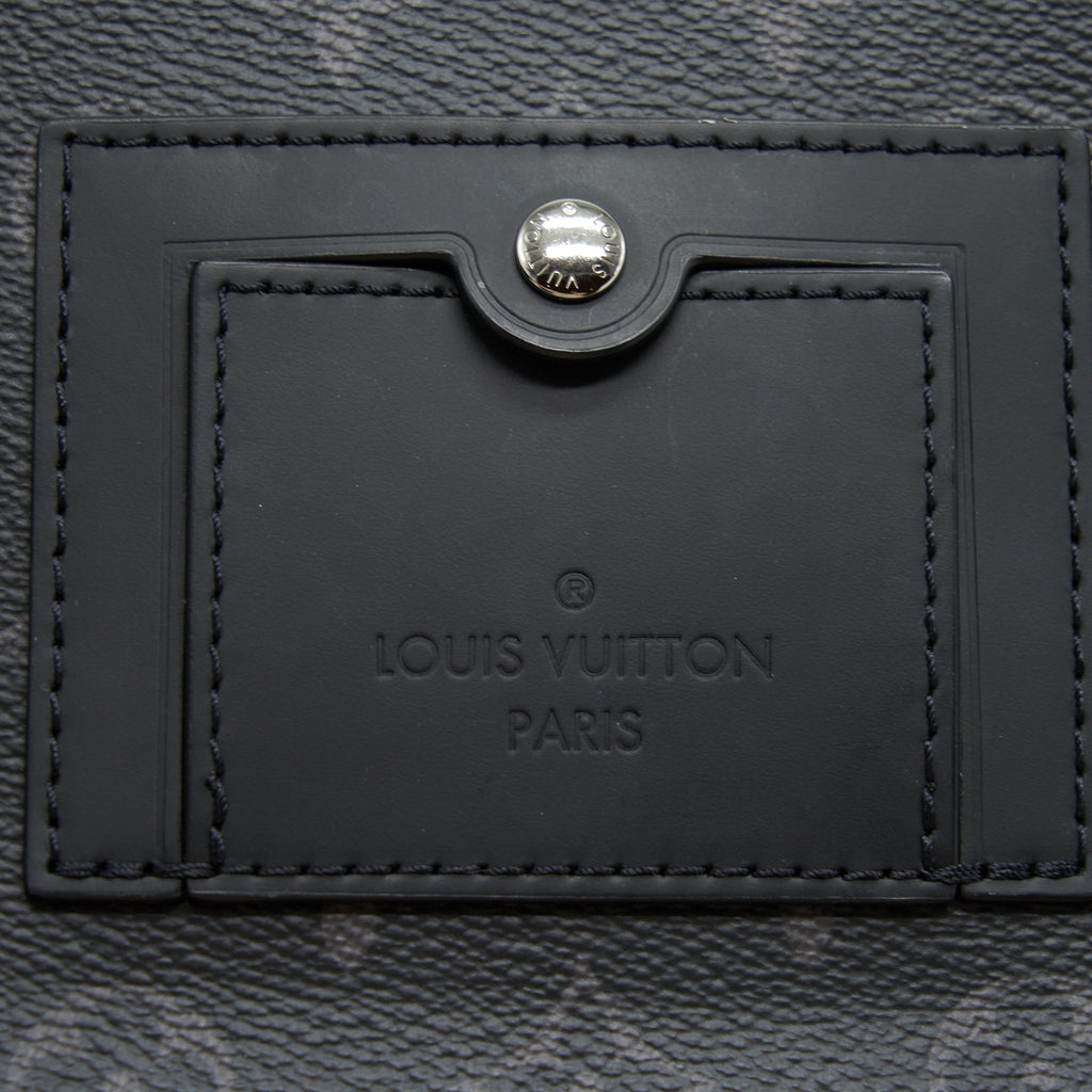 LOUIS VUITTON ECLIPSE VOYAGER MESSENGER BAG MONOGRAM CANVAS BLACK YEAR 2020