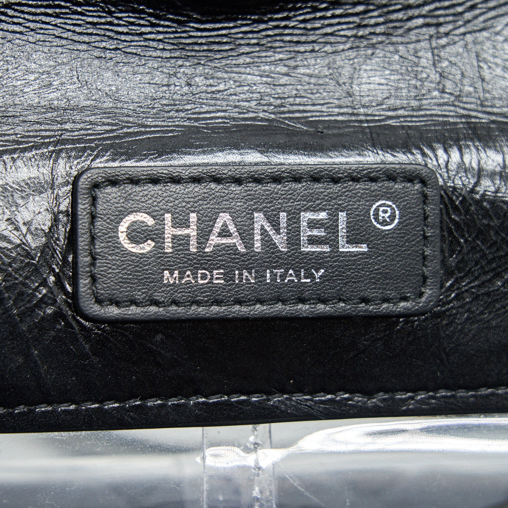 CHANEL TRANSPARENT BACK PACK PVC/LEATHER BACKPACK