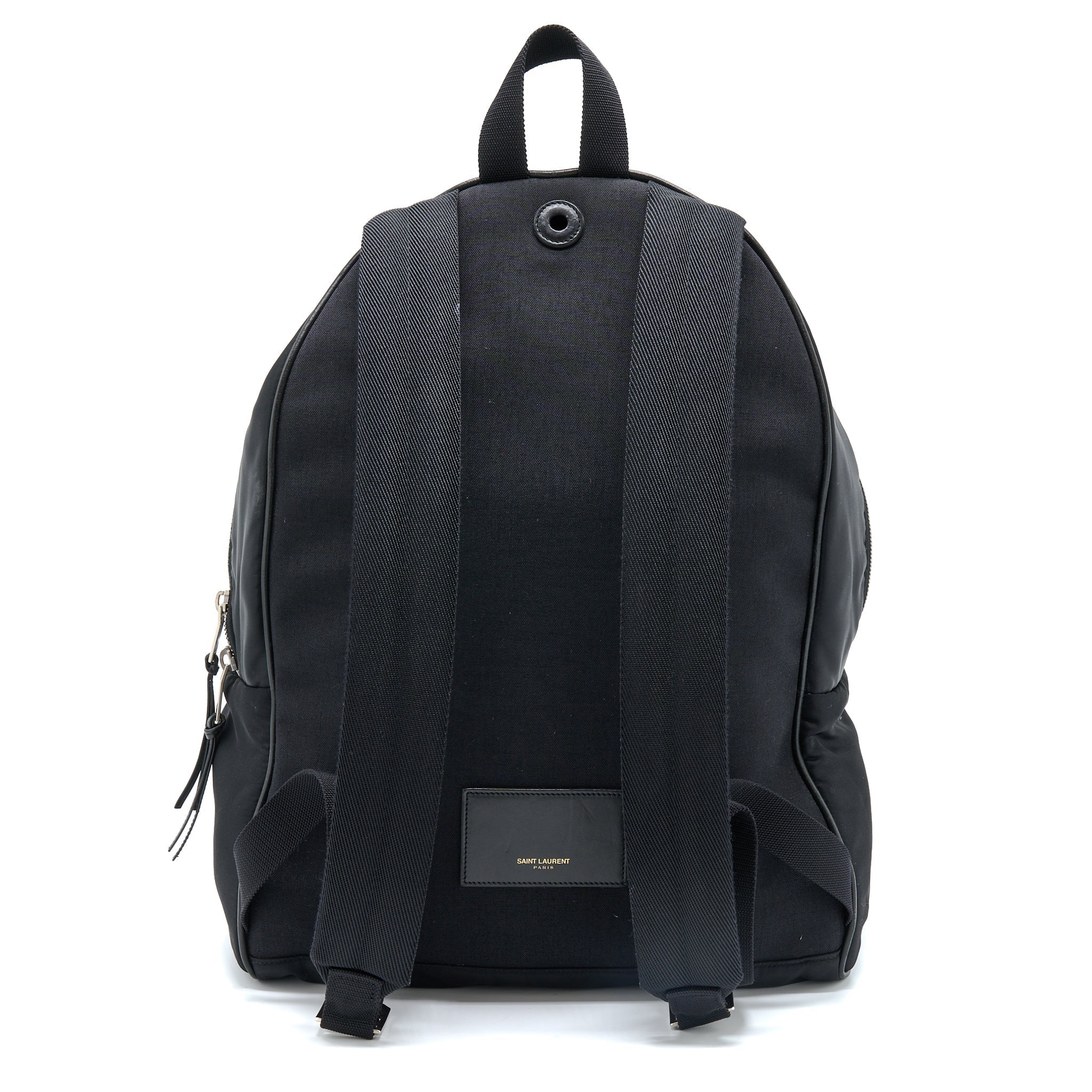 SAINT LAURENT/YSL CITY BACKPACK NYLON BLACK SHW