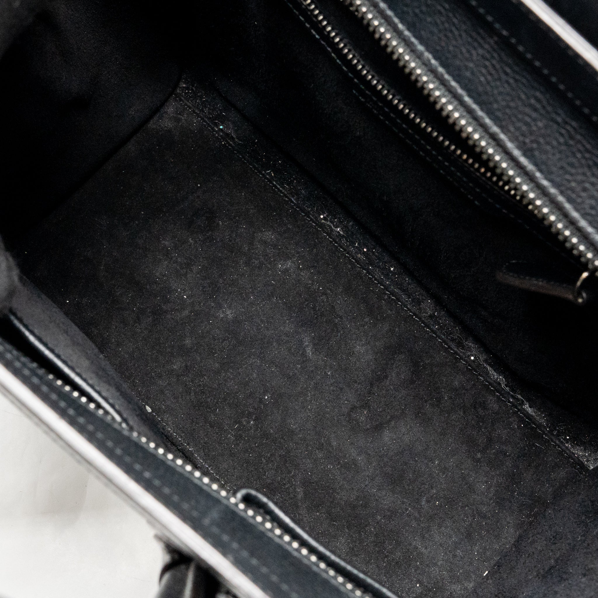 CELINE MICRO LUGGAGE BAG CALFSKIN BLACK SHW