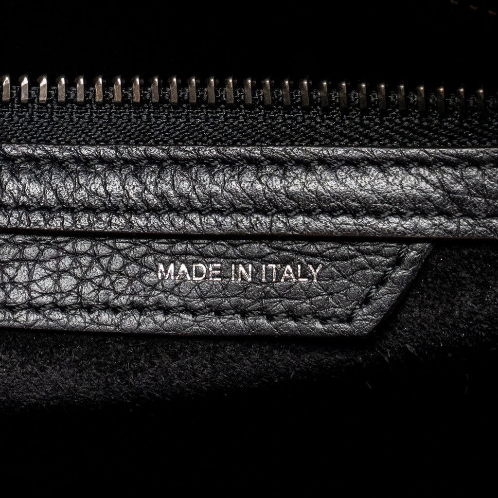 CELINE MICRO LUGGAGE BAG CALFSKIN BLACK SHW
