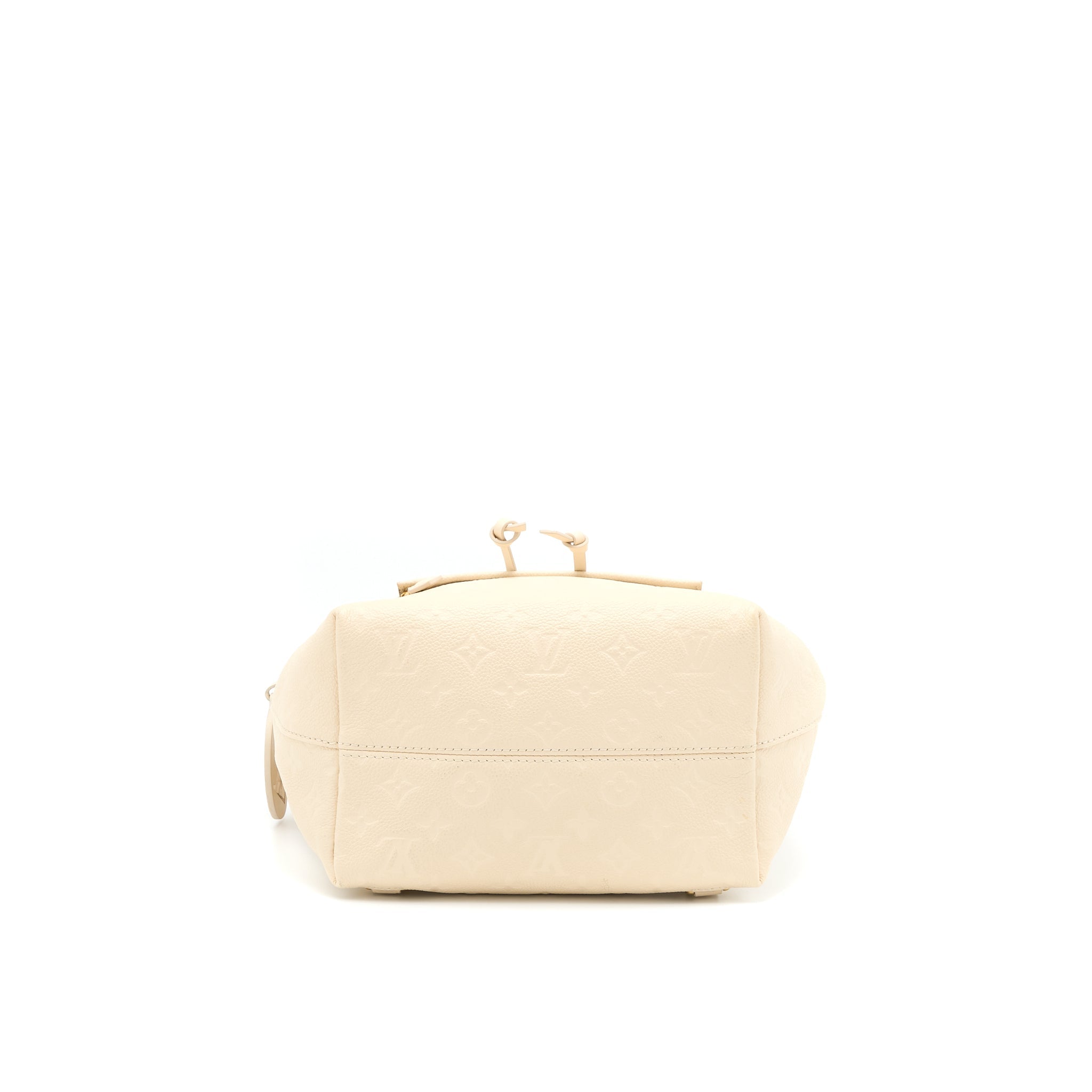 LOUIS VUITTON MONTSOURIS BACKPACK MONOGRAM EMPREINTE CREAM GHW