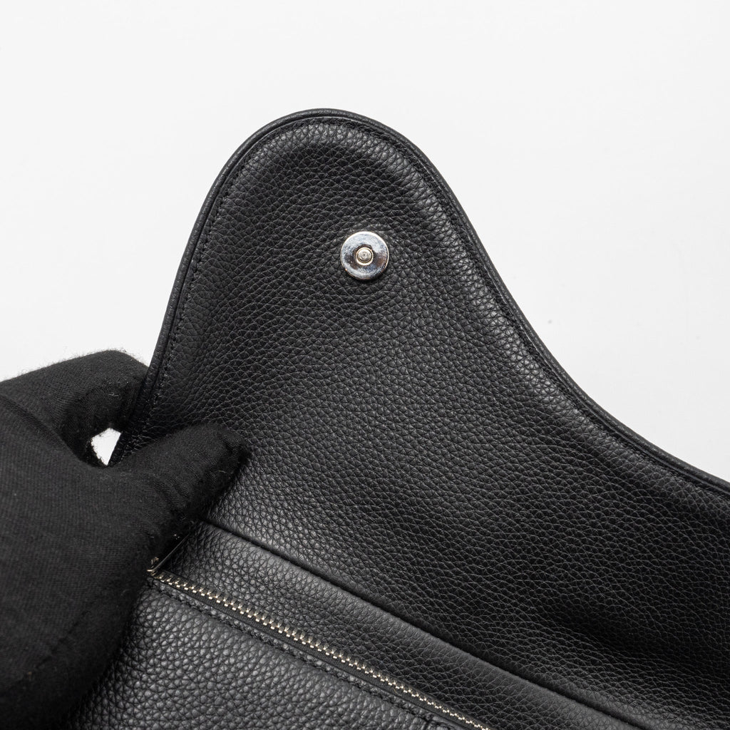 DIOR HOMME SADDLE BAG CALFSKIN BLACK SHW