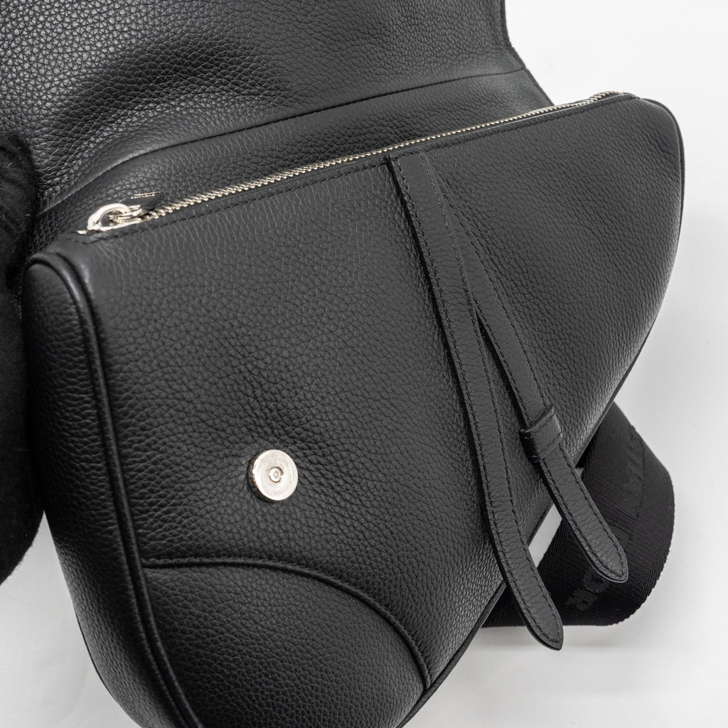DIOR HOMME SADDLE BAG CALFSKIN BLACK SHW