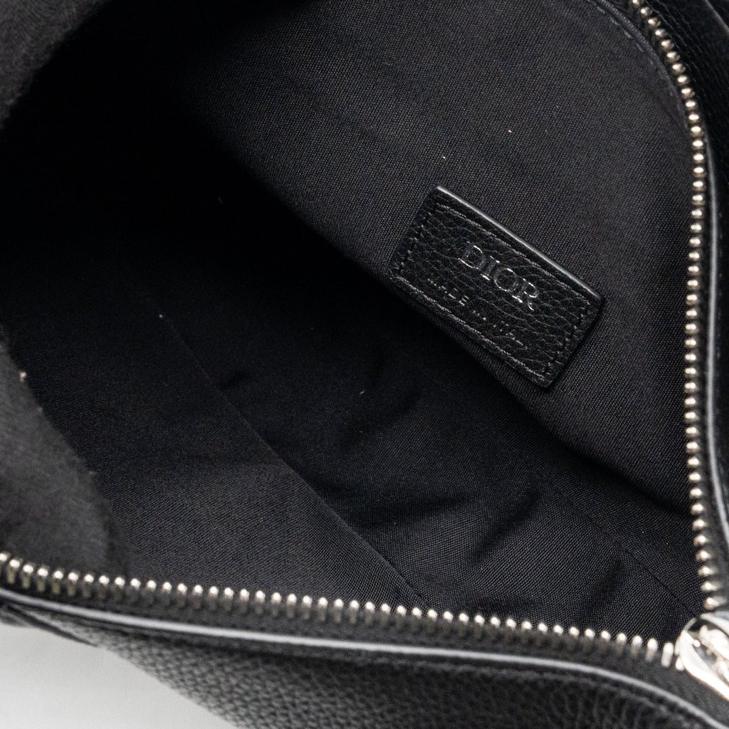 DIOR HOMME SADDLE BAG CALFSKIN BLACK SHW