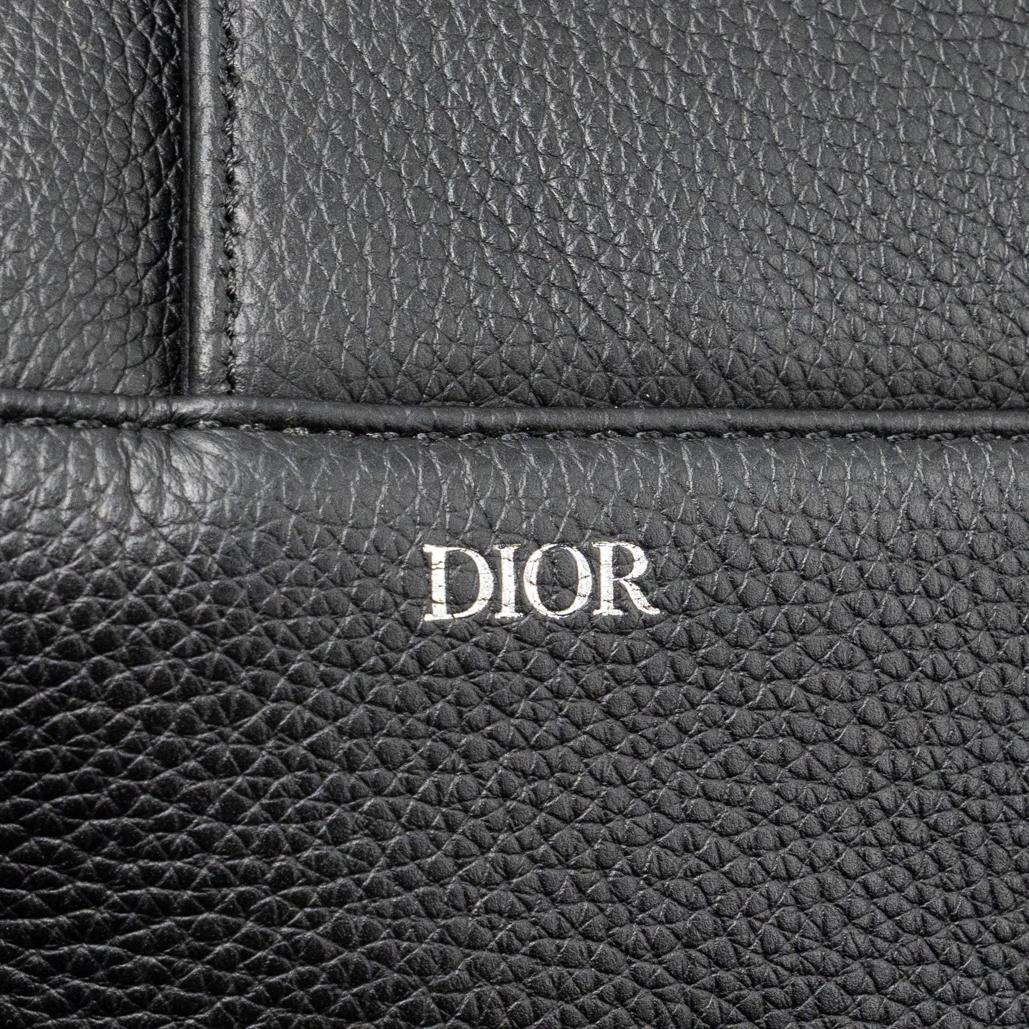 DIOR HOMME SADDLE BAG CALFSKIN BLACK SHW