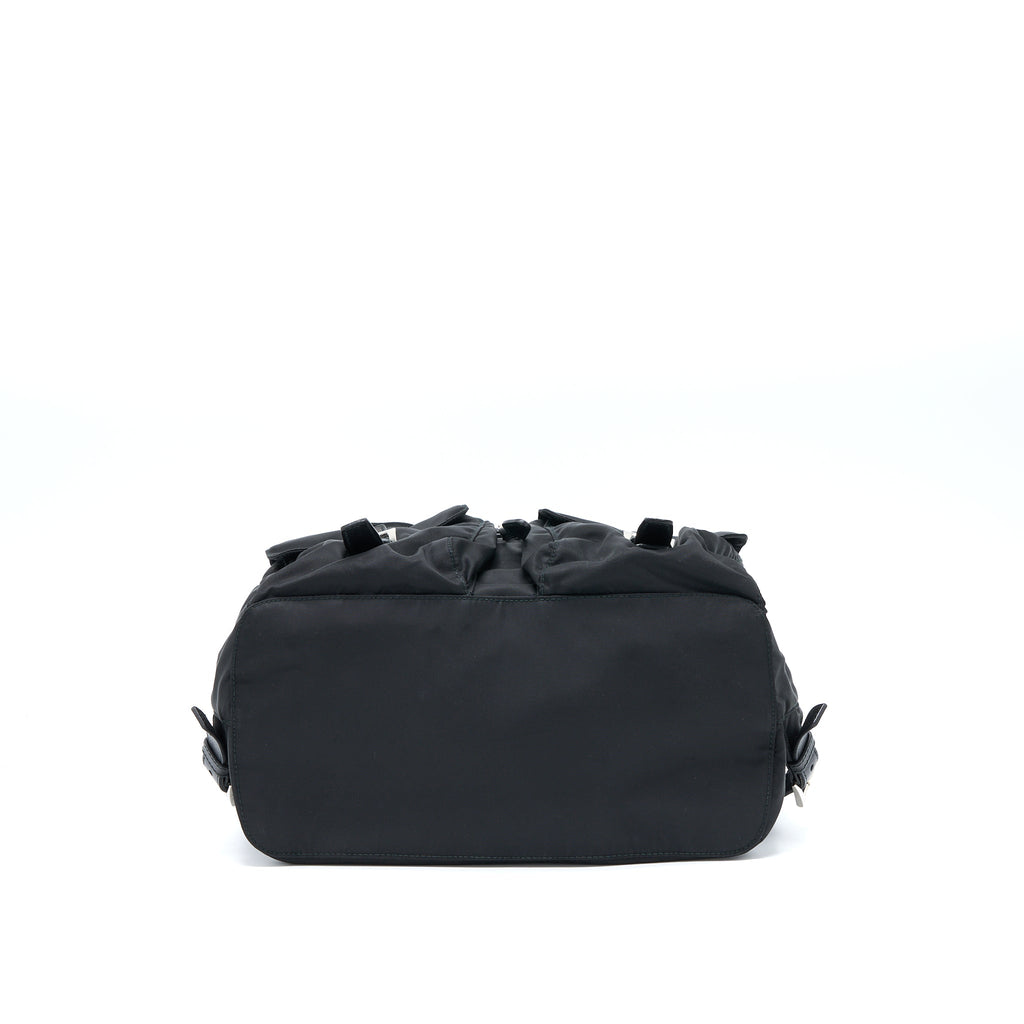 PRADA RE-NYLON BACKPACK BLACK SHW