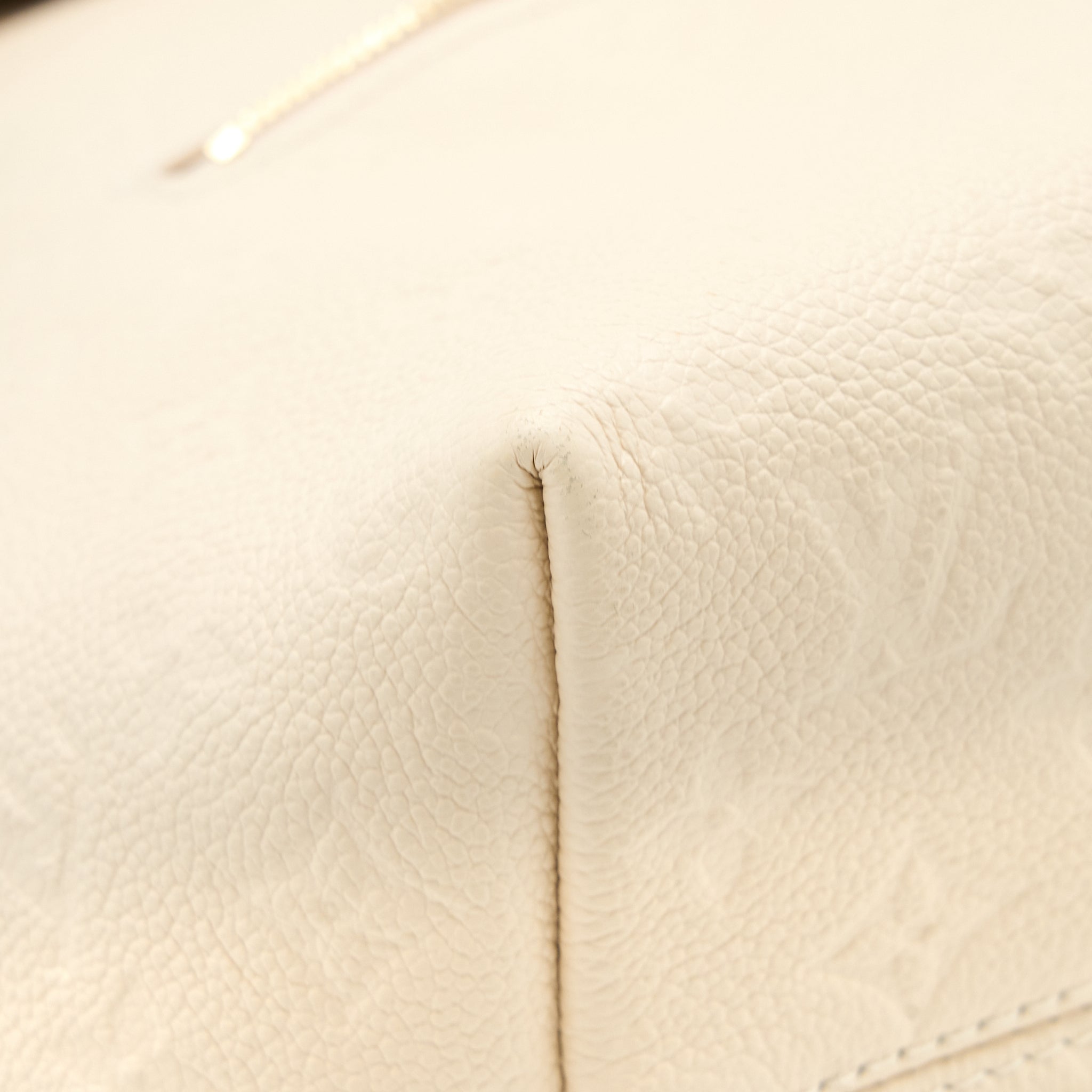 LOUIS VUITTON MONTSOURIS BACKPACK MONOGRAM EMPREINTE CREAM GHW