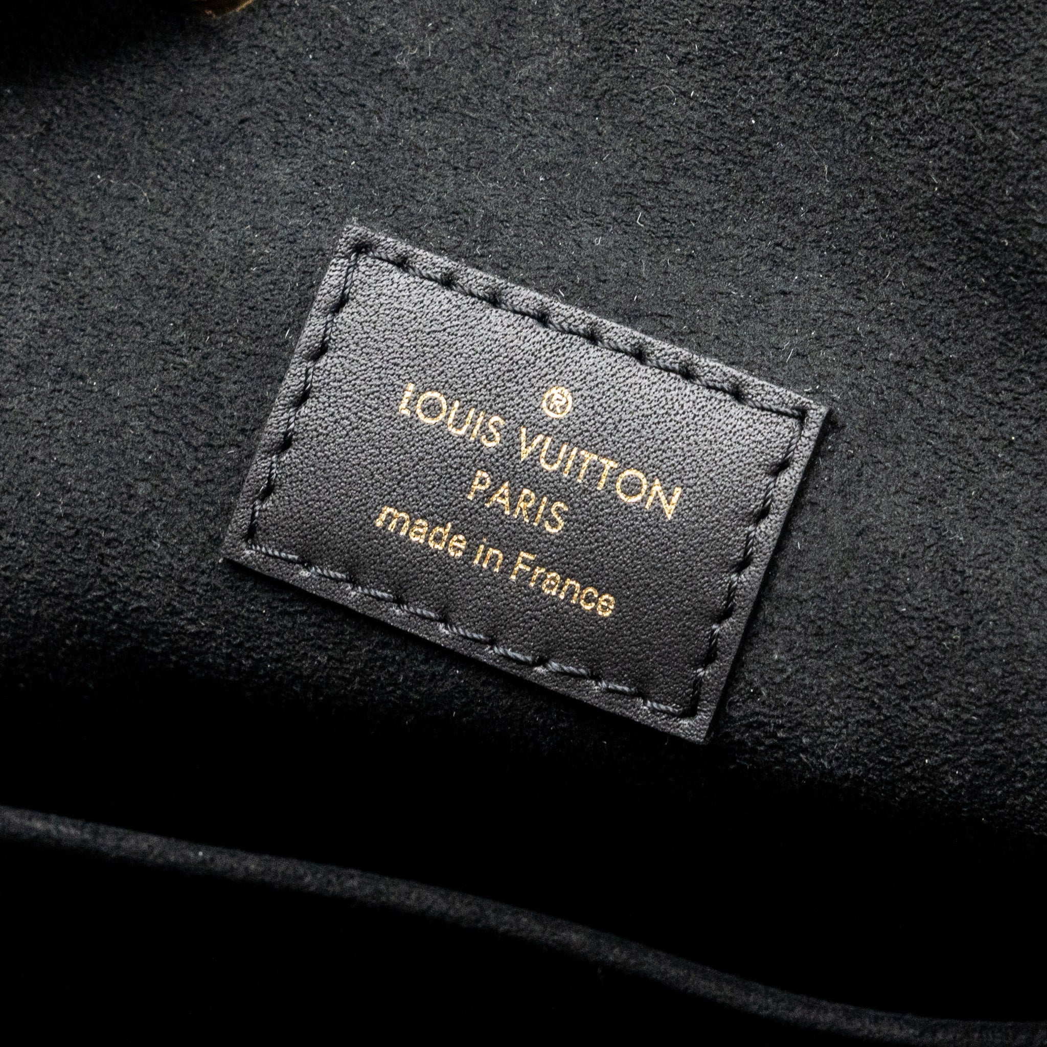 LOUIS VUITTON MONTSOURIS PM BACKPACK MONOGRAM EMPREINTE BLACK GHW