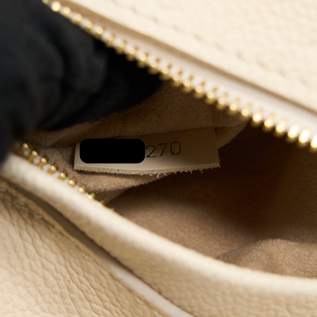 LOUIS VUITTON MONTSOURIS BACKPACK MONOGRAM EMPREINTE CREAM GHW