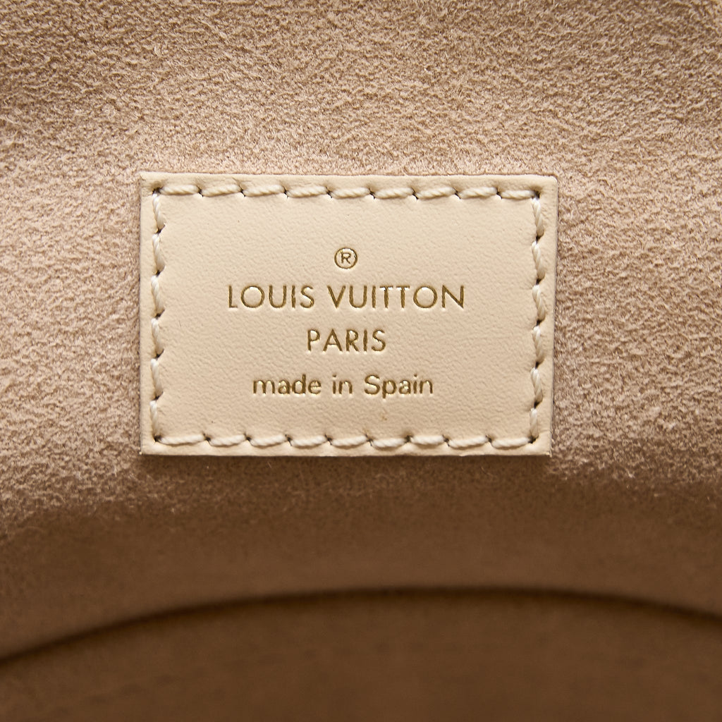 LOUIS VUITTON MONTSOURIS BACKPACK MONOGRAM EMPREINTE CREAM GHW