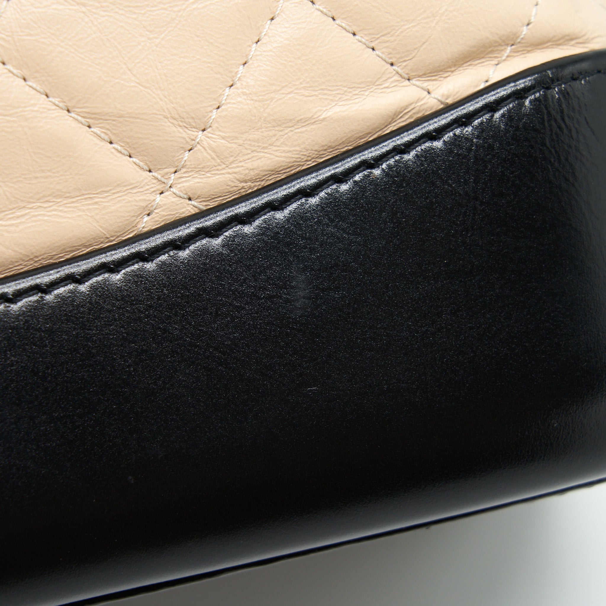 CHANEL SMALL GABRIELLE BACKPACK BEIGE/BLACK MULTI COLOUR HARDWARE