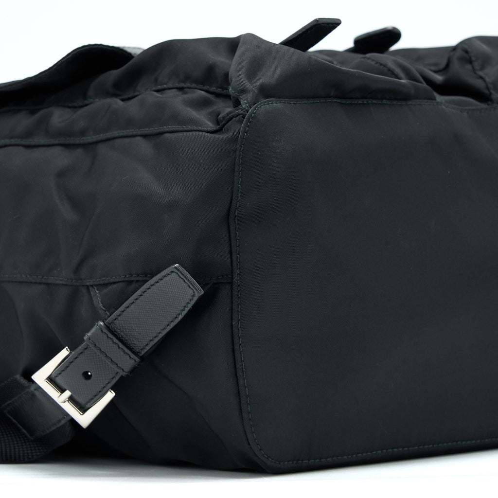 PRADA RE-NYLON BACKPACK BLACK SHW