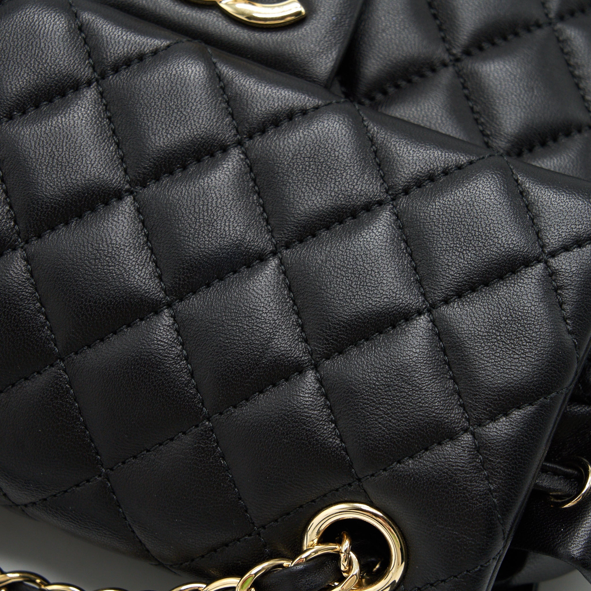 CHANEL QUILTED LAMBSKIN URBAN SPIRIT BACKPACK BLACK GHW