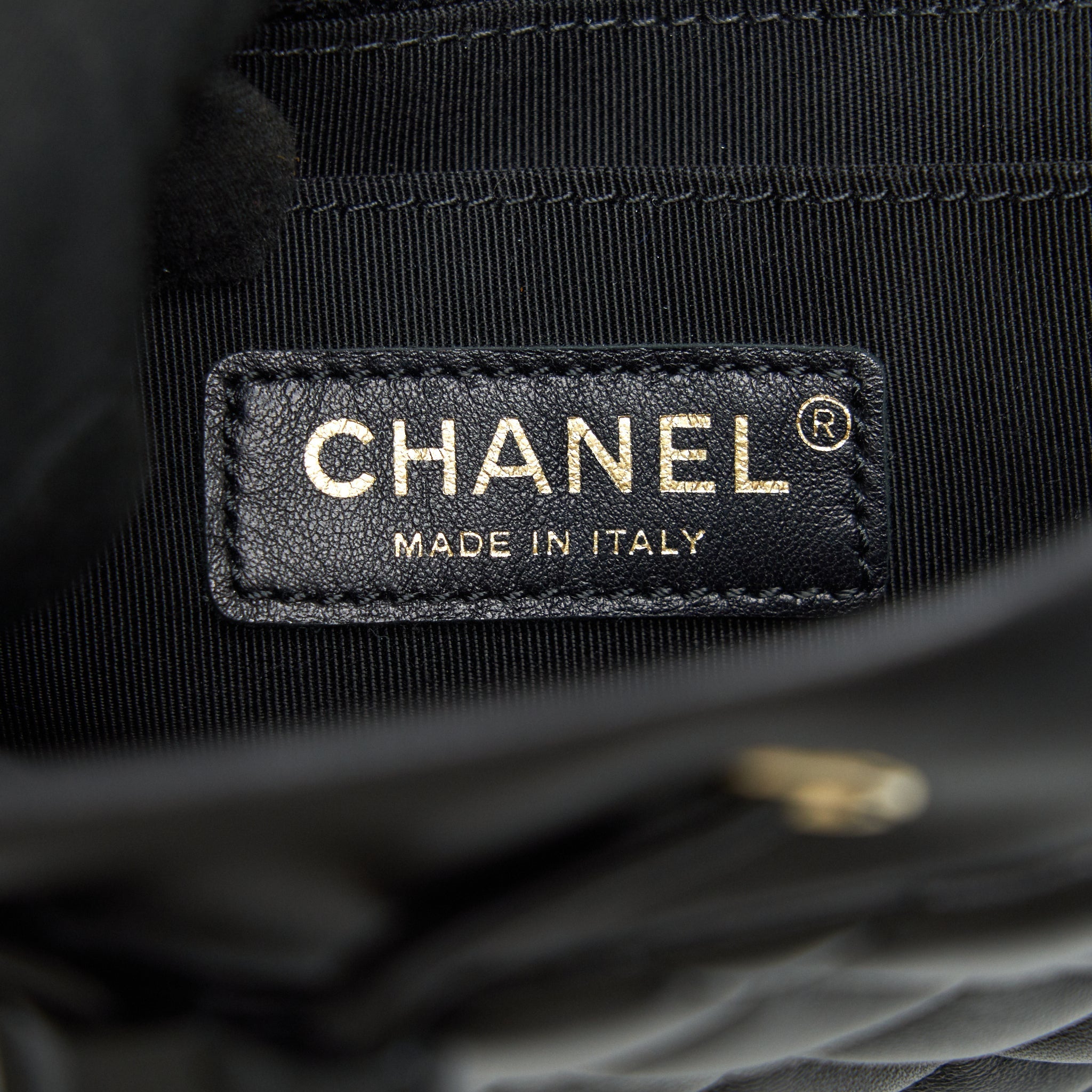 CHANEL QUILTED LAMBSKIN URBAN SPIRIT BACKPACK BLACK GHW